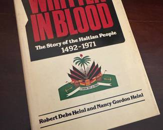 "Written in Blood" Autographed by Nancy Gordon Heinl