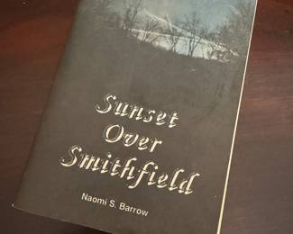 "Sunset Over Smithfield" Autographed by Naomi S. Barrow