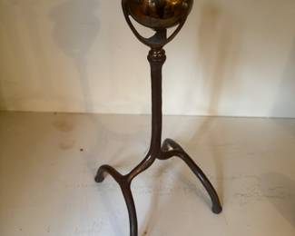 Tiffany Studios Bronze 'Root' Candlestick- Model 1222 (One Available)