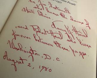 "Written in Blood" Autographed by Nancy Gordon Heinl