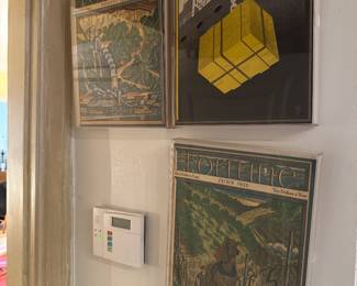 Framed Vintage Fortune Magazines