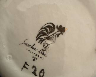 Sascha Brastoff Star Steed MCM Ceramic "Horse Series" Pottery