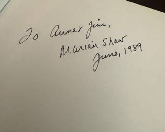 "Land of Hunchbacks" Autographed by Marian Shaw