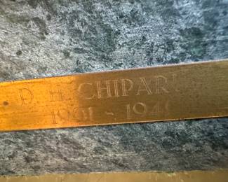 Demetre Chiparus Antique Bronze Marble Statue Girl with Parrot Signed & Numbered