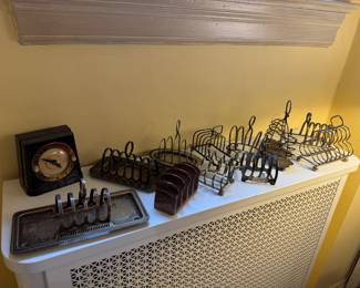 Large Collection of Vintage Toast Racks