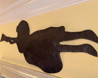 Haitian Original Figural Metal Wall Sculpture