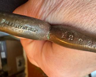 Tiffany Studios Bronze 'Root' Candlestick- Model 1222 (One Available)