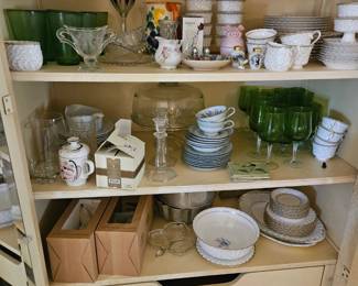 So many choices on glassware