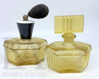 AMBER GLASS HIS AND AND HERS