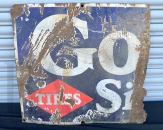 PARTIAL GOODYEAR TIRE SIGN