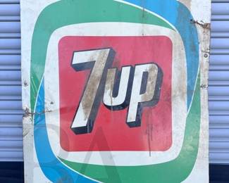 DOUBLE SIDED 7 UP SIGN