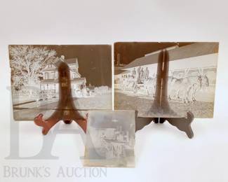 19TH CENTURY GLASS NEGATIVE