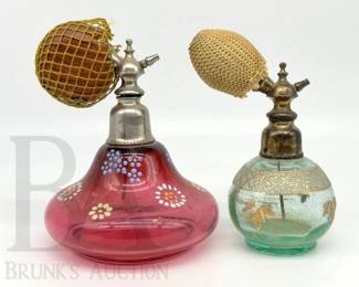 HAND PAINTED PERFUME BOTTLES