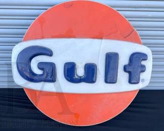 GULF GASOLINE SIGN