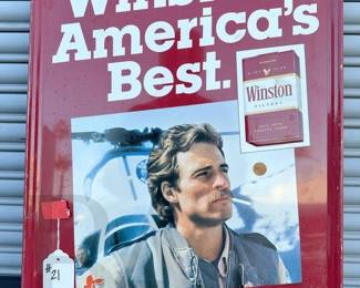 WINSTON AMERICA'S BEST CIGARETTE ADVERTISEMENT