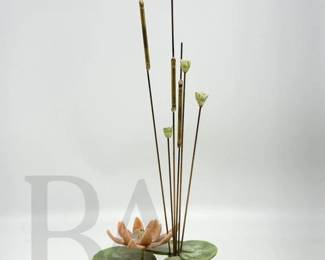 MID CENTURY LILY PAD SCULPTURE