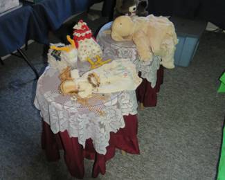 2 tables, Stuffed Items
