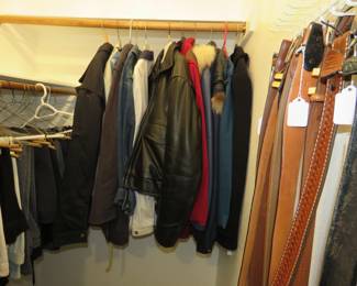 Mens Jackets and belts