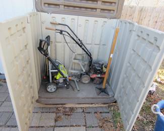 Tiller and Pressure Washer 