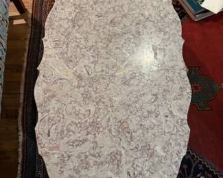 Marble top coffee table