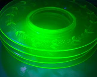 Uranium glass