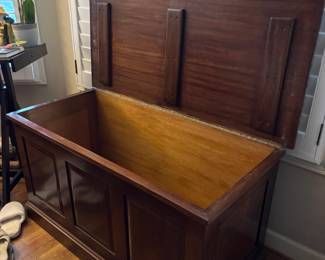 Wooden storage chest