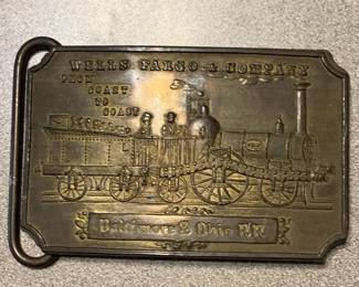 Wells Fargo Company Belt Buckle