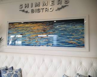 Large framed photo art