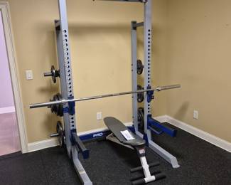 Weight Lifting - Power Rack - Plate Weights 