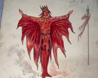 1907 Pensacola Mardi Gras paintings by Robert Weber. He designed Mardi Gras for the first part of the 20th century.