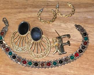 Sterling and costume jewelry