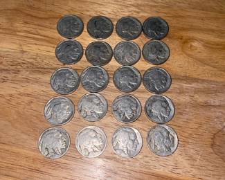 Collection of nice buffalo nickels