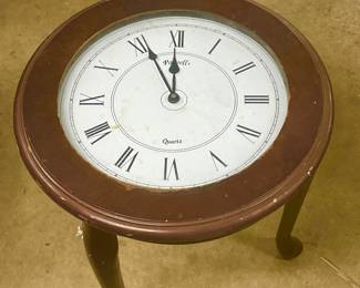 Cool clock side table