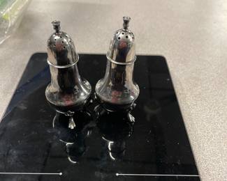 Sterling salt and pepper shakers