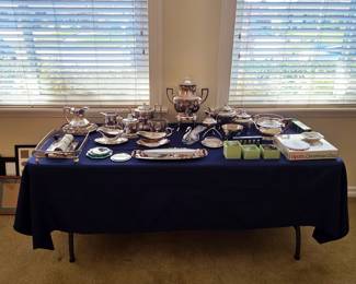 Silver servingware and accessories