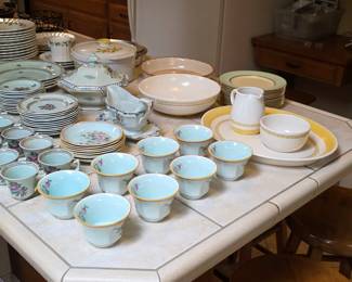 Vintage Adams Calyx ware floral pattern china