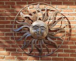 Metal Patio Sculpture