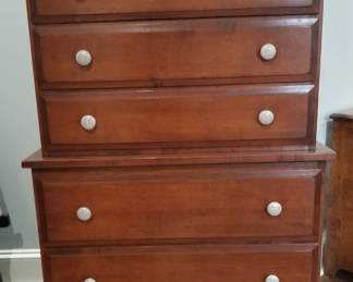 Statton Trutype Cherry Chest of Drawers