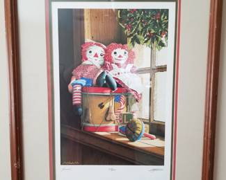 Bob Timberlake signed print. 