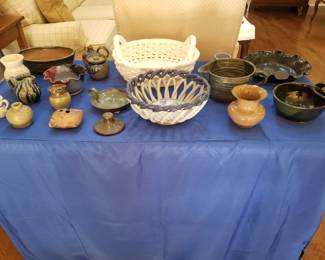 Decorative Pottery, signed.  