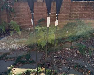 Garden torches. 