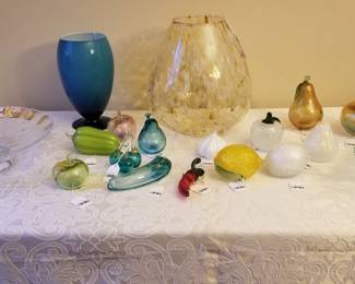 Murano Italy Glass Pieces