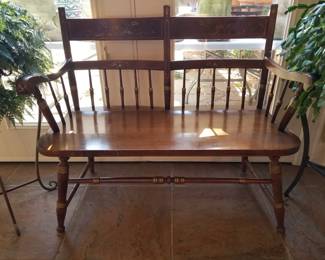 Hitchcock Style Bench.