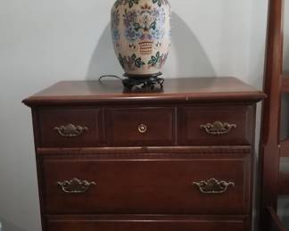 Mid 20th Century Mahogany Stained Chest of Drawers