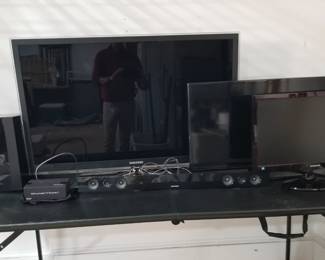 Samsung TV’s, Wireless Subwoofer and Sound Bar