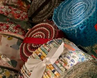 Precuts:  2 1/2” strips (jelly rolls) **some still available**