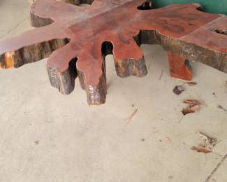 Live edge coffee table