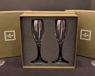 3 Sets of 2 Christofle Albi Champagne Flutes with Gift Boxes

This listing features three sets of Christofle Albi champagne flutes, for a total of six glasses. Each set includes two clear crystal flutes presented in original Christofle gift boxes. Made in France, these elegant glasses are ideal for special occasions or as a gift.

Features:

3 gift boxes, each with 2 flutes (6 flutes total)
Christofle Albi collection
Includes original packaging
Made in France