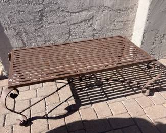 Iron coffee table $50