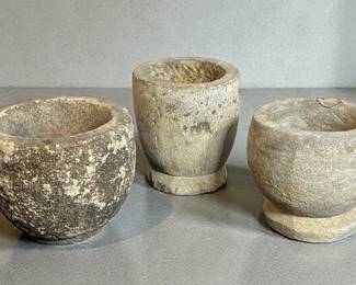 Three Early French Stone Vessels
